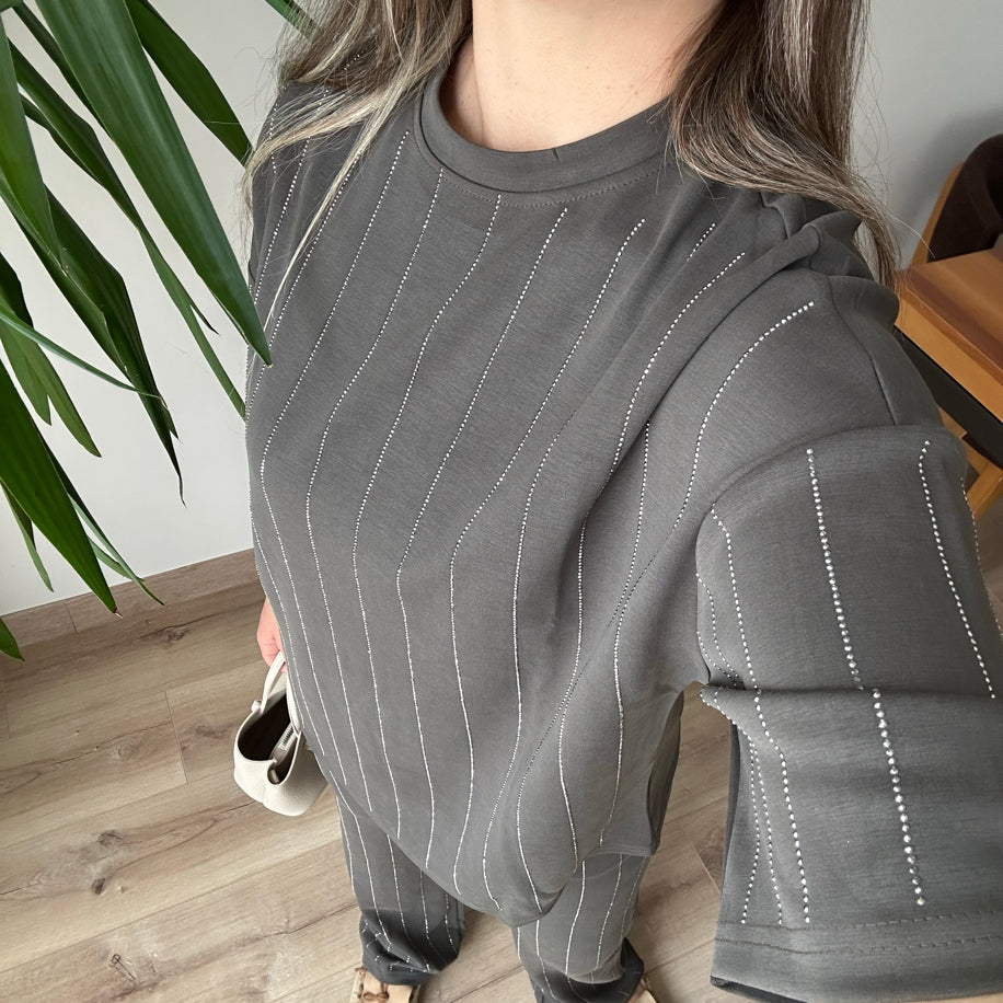 Haki Taşlı Modal Takım
